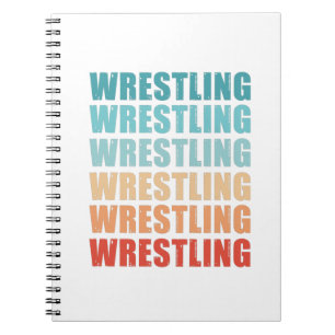 Retro Wrestling Vintage Gift Notebook