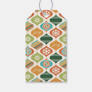 Retro Xmas Ginger & Spice Personalised Gift Tags