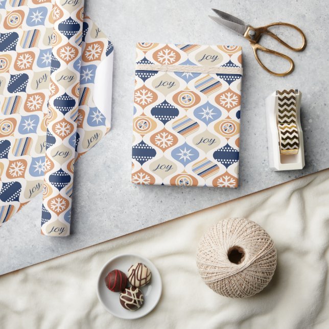 Retro Xmas Holiday Luxe Wrapping Paper (Crafts)