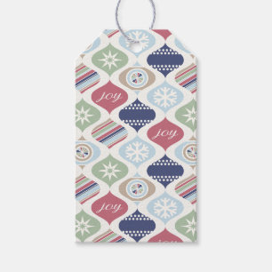 Retro Xmas Vintage Luxe Personalised Gift Tags