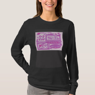 Retro Y2K 90s Vintage Control Room Screen in Space T-Shirt