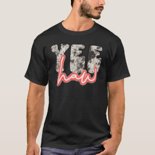 Retro Yee Haw Howdy Rodeo Western Country Southern T-Shirt