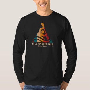 Retro Yellow Breeches Kayaking T-Shirt
