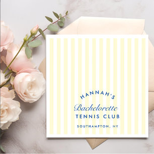 Retro Yellow Last Swing Before The Ring Tennis Bac Napkin