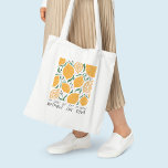 Retro Yellow Lemon Inspiration Quote Tote Bag<br><div class="desc">Retro Yellow Lemon Inspiration Quote</div>