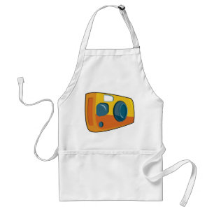 Retro Yellow Point and Shoot Film Camera Standard Apron