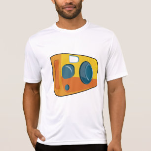 Retro Yellow Point and Shoot Film Camera T-Shirt