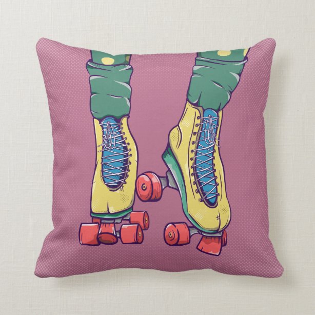 Roller Skate Decorative & Throw Cushions Zazzle NZ
