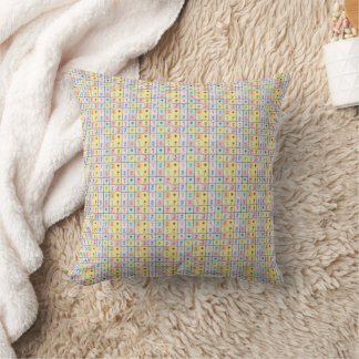 Retro yellow sunflower Floral Birthday party Cushion