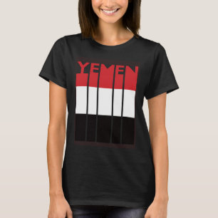 Retro Yemeni Souvenir Vintage Yemen Flag Yemen T-Shirt