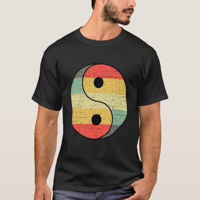 Retro Yin Yag T-Shirt (Front)