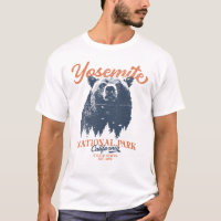 Retro Yosemite National Park California Black Bear