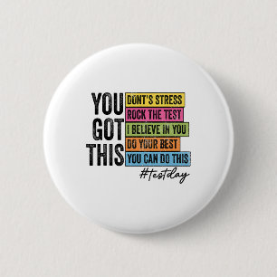 Retro You Got This  6 Cm Round Badge
