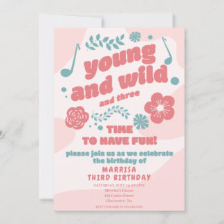 RETRO YOUNG AND WILD BIRTHDAY CARDS