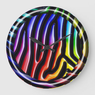 Retro Zebra 1 Clock