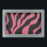 Retro Zebra Print Belt Buckle Gift<br><div class="desc">The design is from original art.</div>