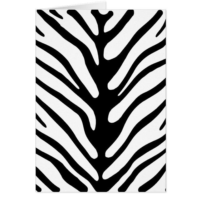 Retro Zebra Stripe Motif (Front)