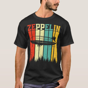 Retro Zeppelin 70s 80s Dirigible Airship Zepelin Z T-Shirt