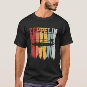 Retro Zeppelin 70s 80s Dirigible Airship Zepelin Z T-Shirt