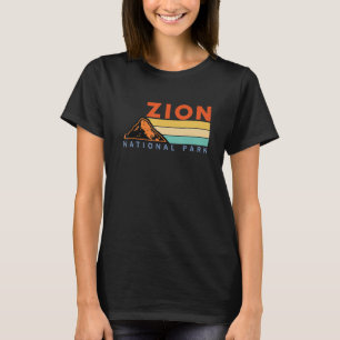 Retro Zion National Park US Vintage Utah Adventure T-Shirt