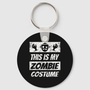 Retro Zombies Halloween Boys Kids Funny Costume  Key Ring