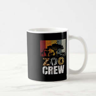 Retro Zoo Crew Safari Wildlife Family Zoo Day Trip Coffee Mug