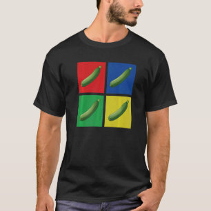 Retro Zucchini Outfit Love Squash And Vegan Food T-Shirt