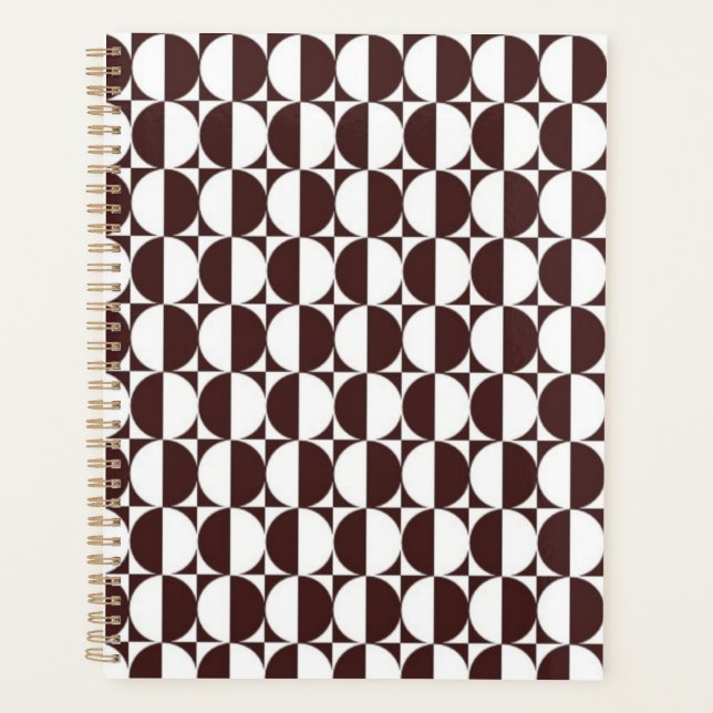 RetroCircle  – Havana Brown Edition Planner (Front)