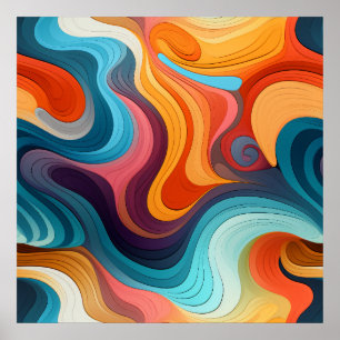 Retrodelic Art Poster