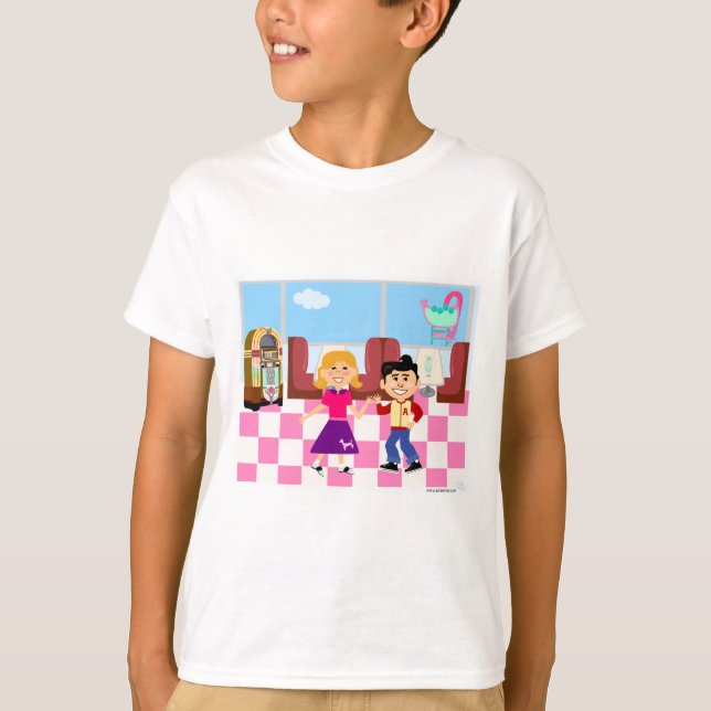 Retroville Sock Hop Diner T-Shirt (Front)