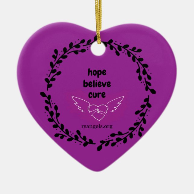 Rett Syndrome Angels Ornament (Front)