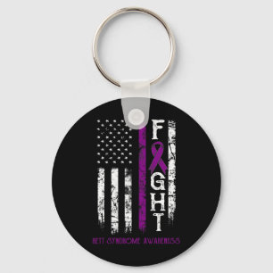 Rett Syndrome Warrior Us Flag Down Syndrome Awaren Key Ring