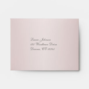 Return Address A2 Envelope for Reply Cards