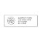 Return Address Business Stamp | Brand Logo Stamps