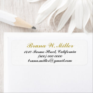 Return Address Commercial Font Script Calligraphy