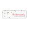 RETURN ADDRESS confetti fun polka dot gold glitter