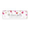 RETURN ADDRESS cute confetti polka dot colourful