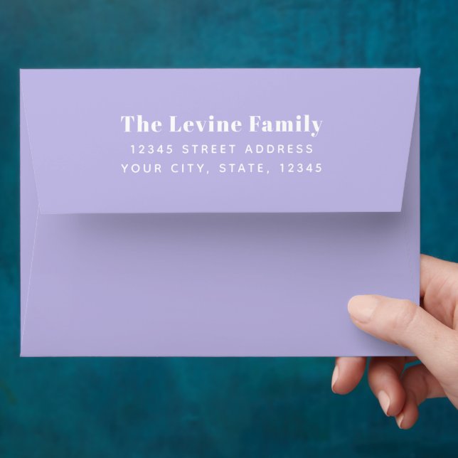 Return Address Envelope | Printable Design (Hand)