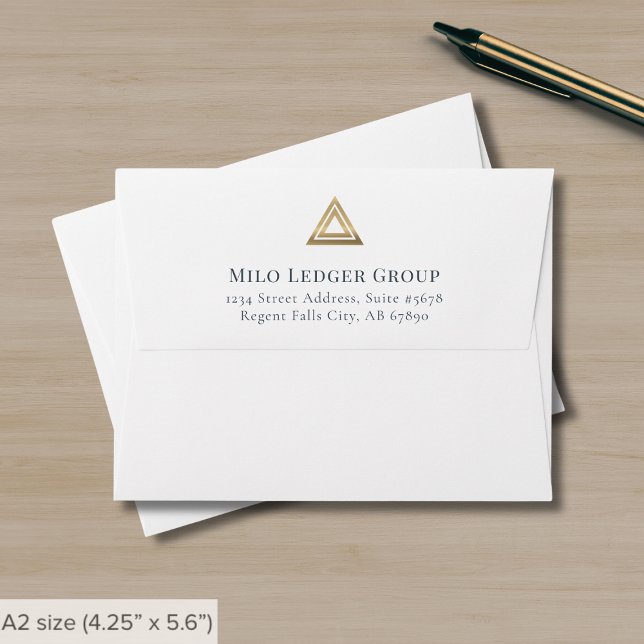 Return Address Envelope with Custom Logo (Creator Uploaded)