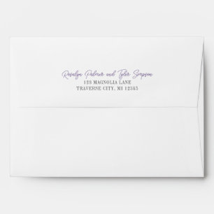 Return Address Invitation Mailing Envelope