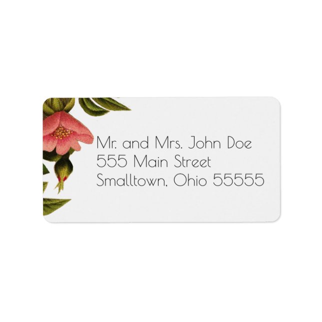 Return Address Label (Front)