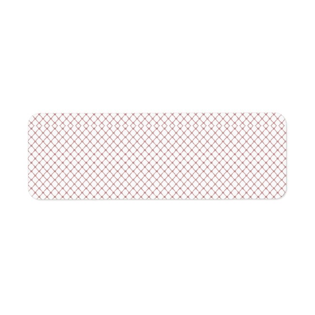 Return Address Label (Front)