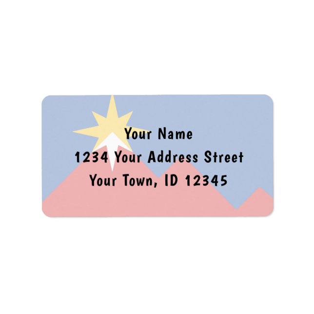 Return Address Label (Front)