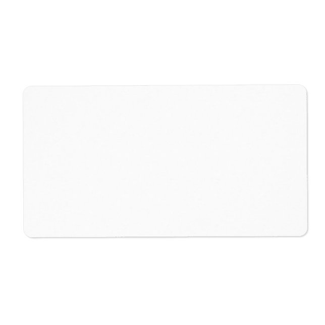 Return Address Label (Front)