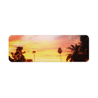 Return Address Label Arizona Sunset