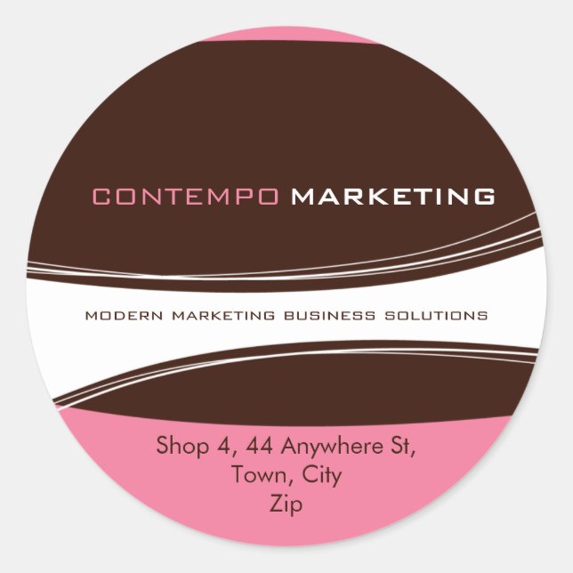 RETURN ADDRESS LABEL :: contempo 2 (Front)