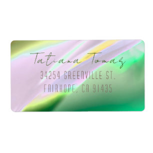 Return Address Label Customizable