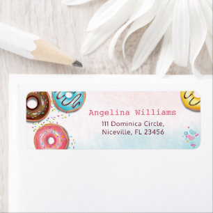 Return Address Label for 2nd Birthday