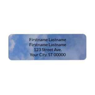 Return Address Label For a Couple With Two Names