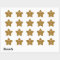 Return Address Label | Gold Christmas Mail Sticker